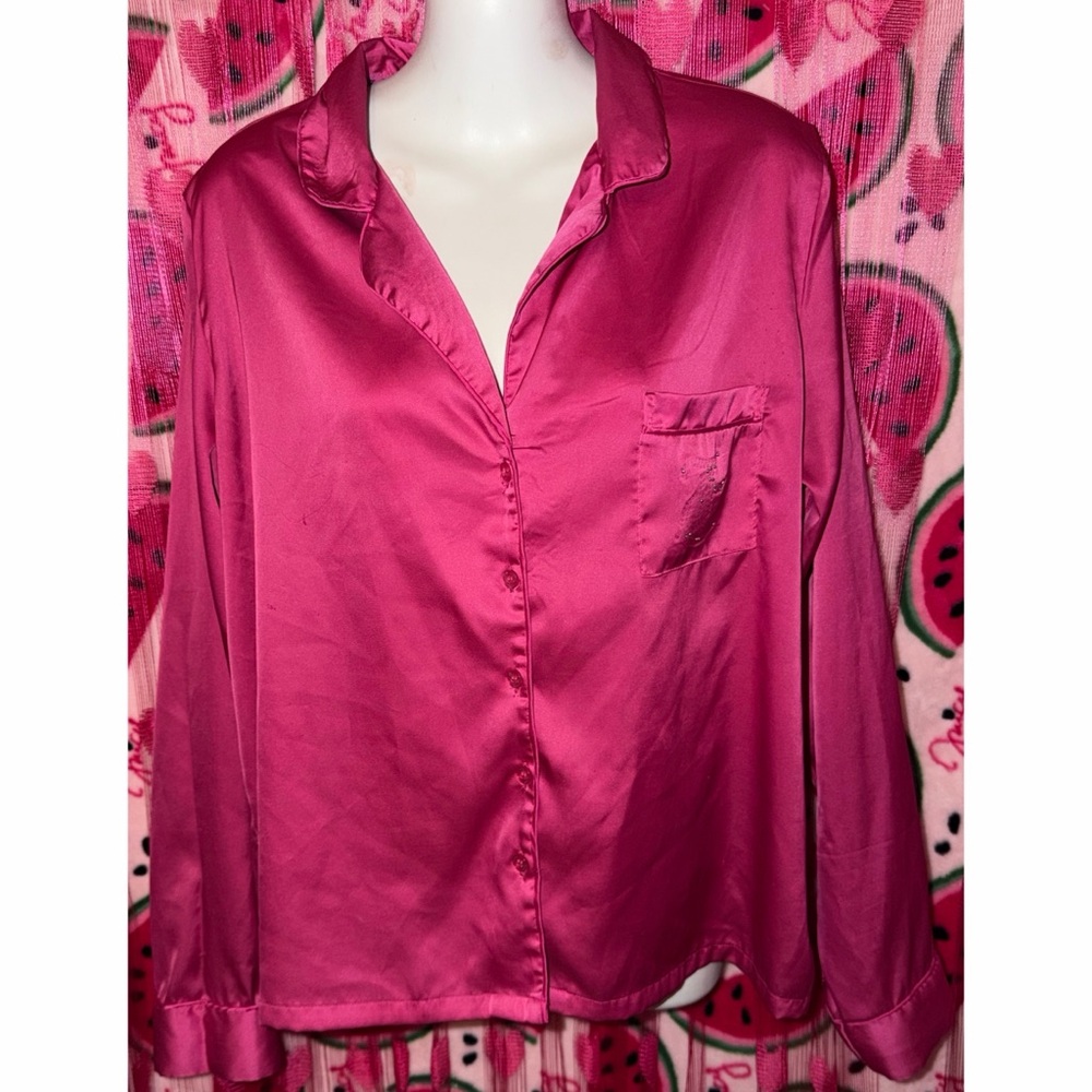 🩷 Juicy Couture Satin Pajama Top